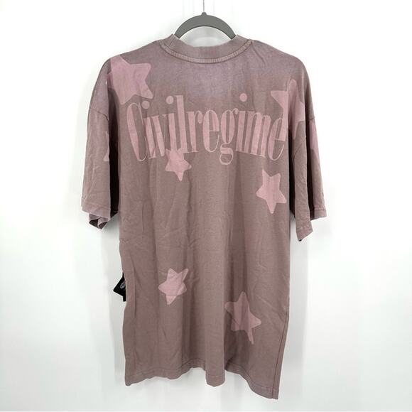 Civil Regime x Powerpuff Girls American Classic Tee in dusty rose Size S Flaw - Picture 7 of 11
